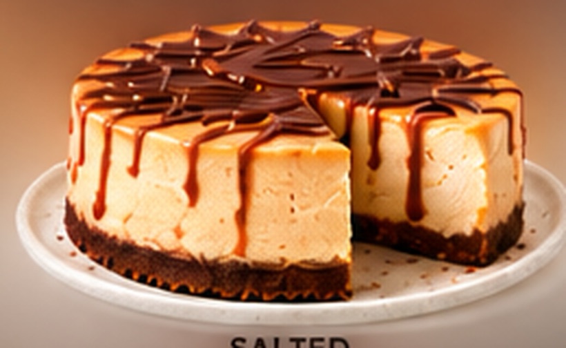 Salted caramel cheesecake